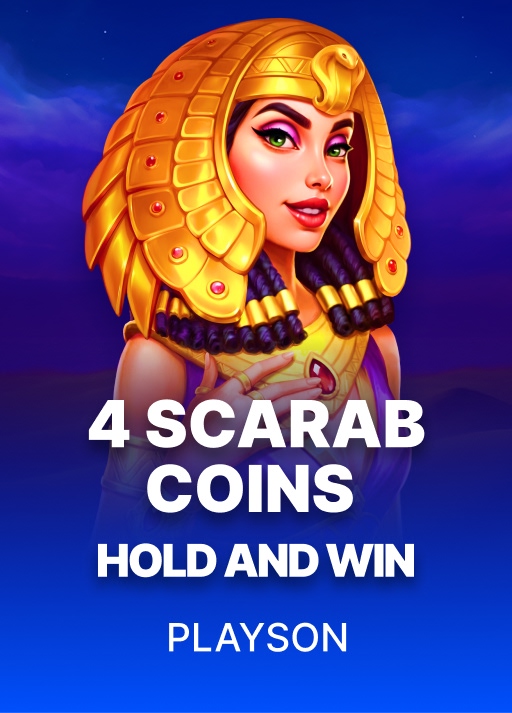 4 Scarab Coins: Hold and Win by Playson at Casiny Casino